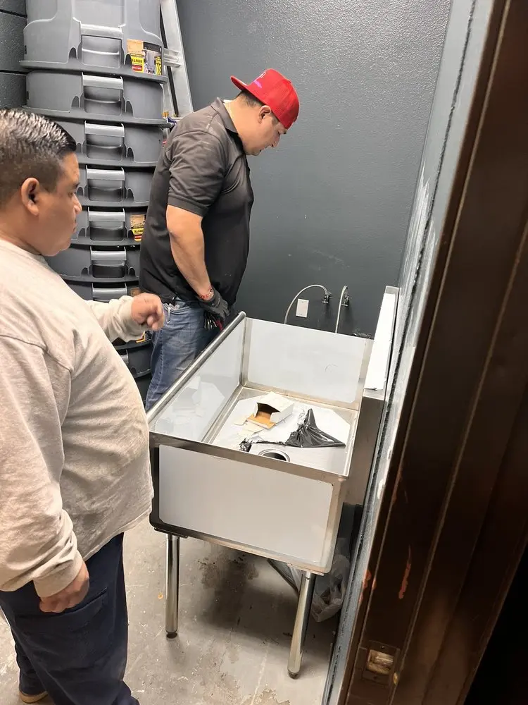 Commercial plumbing and sink installation in Litchfield Park